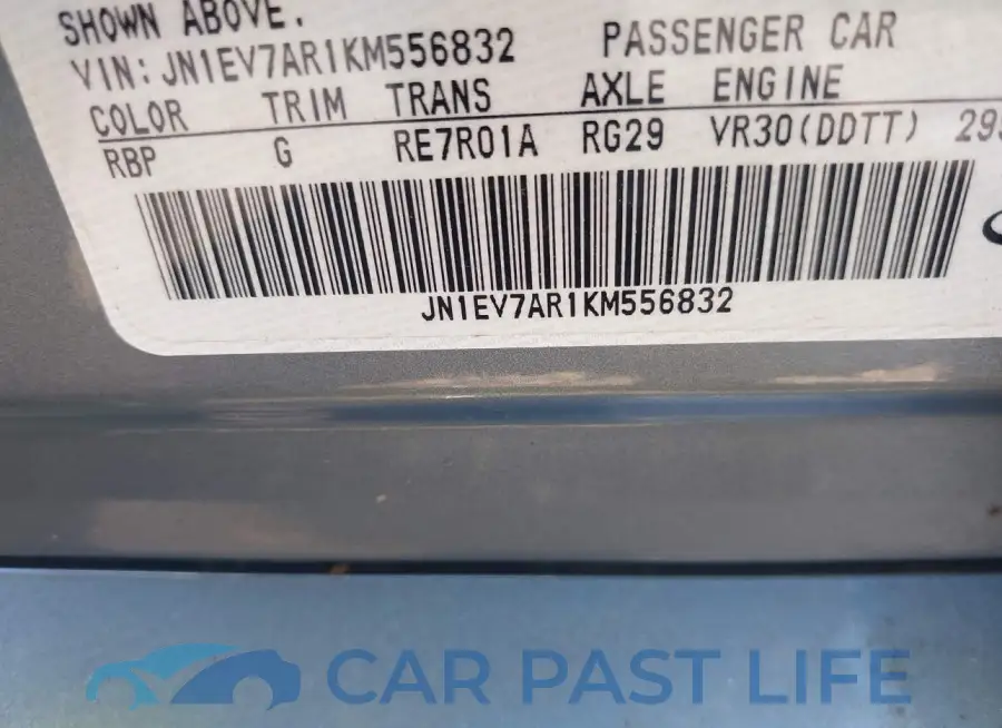 JN1EV7AR1KM556832# 9
