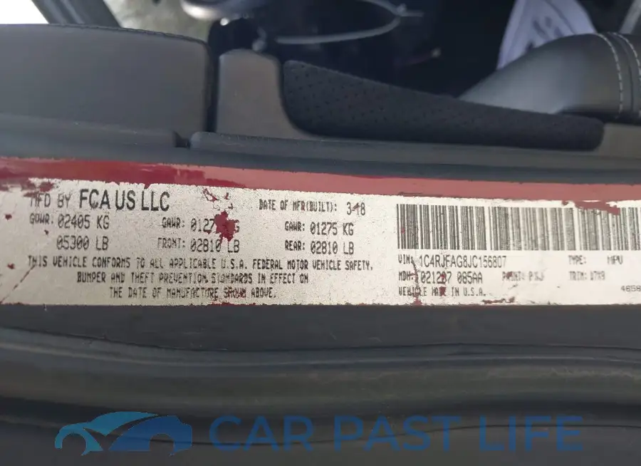 1C4RJFDJ7JC345102# 9