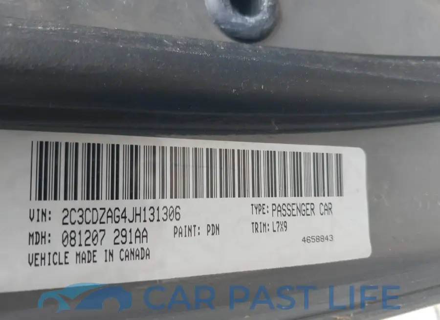 2C3CDZAG4JH131306# 9