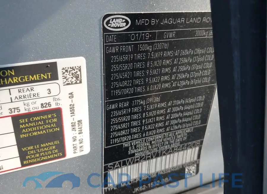 SALWR2RV1KA844208# 9