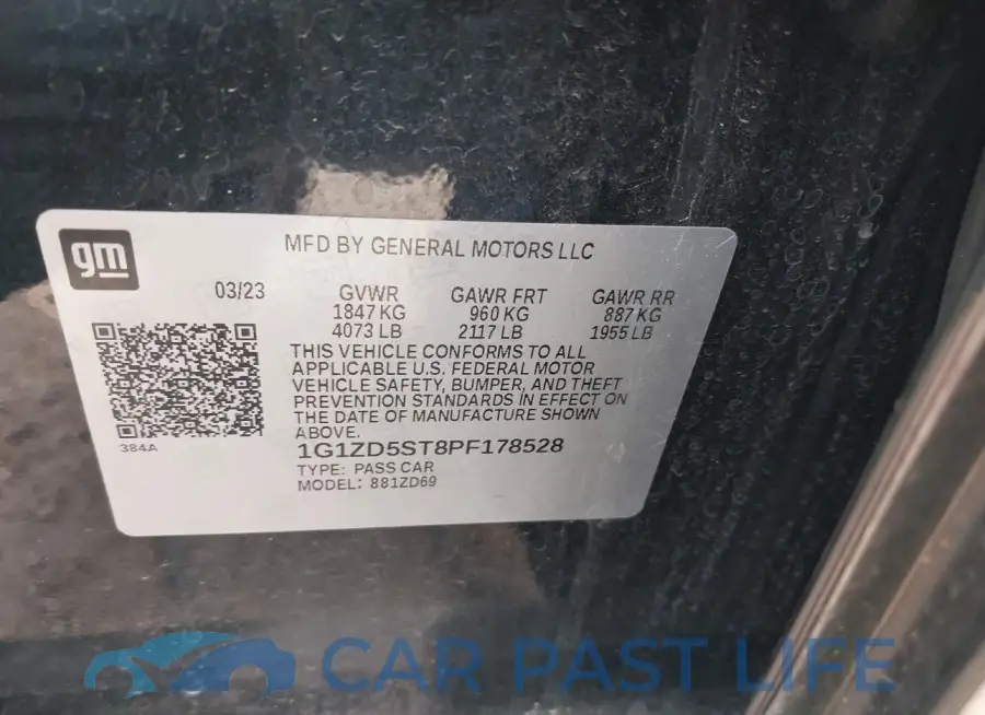 1G1ZD5ST8PF178528# 9