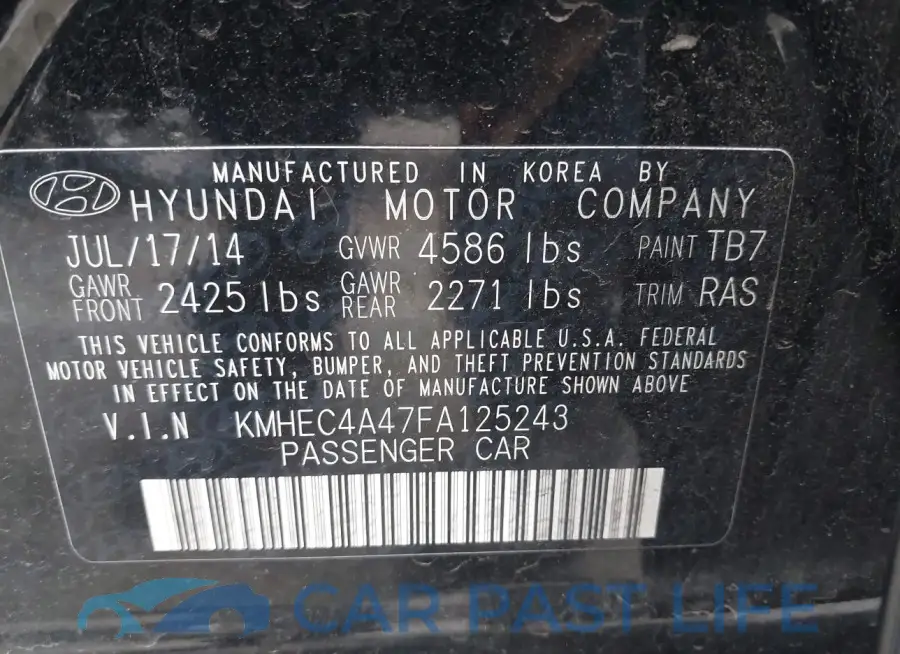 KMHEC4A47FA125243# 9