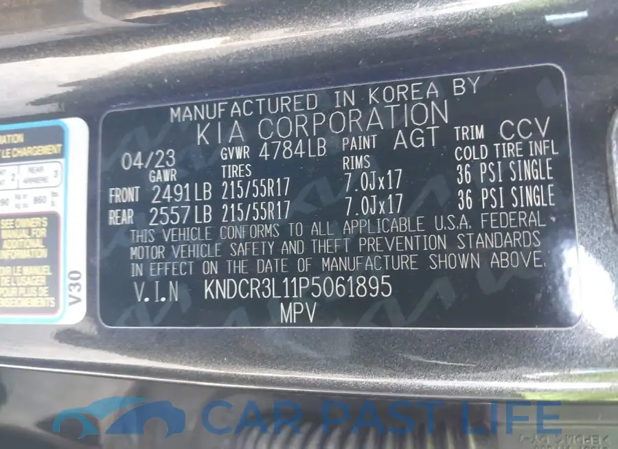 KNDCR3L11P5061895# 9