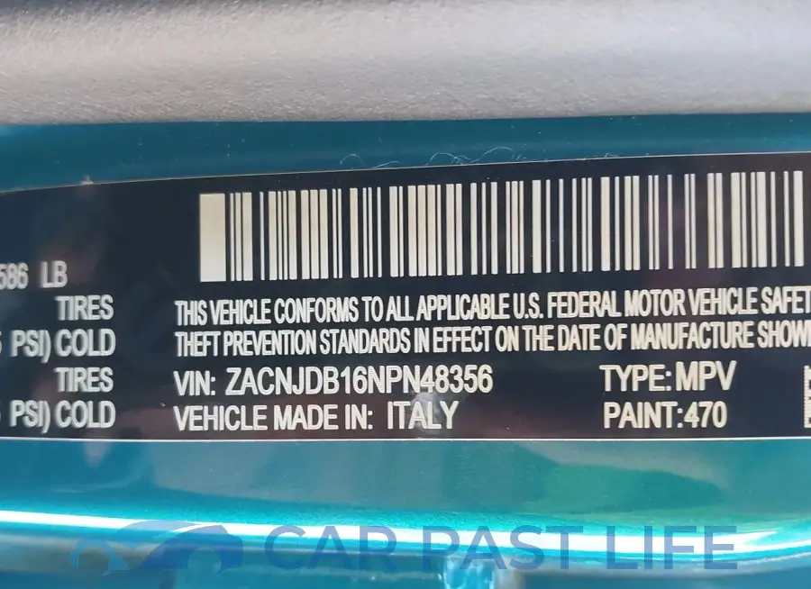 ZACNJDB16NPN48356# 9