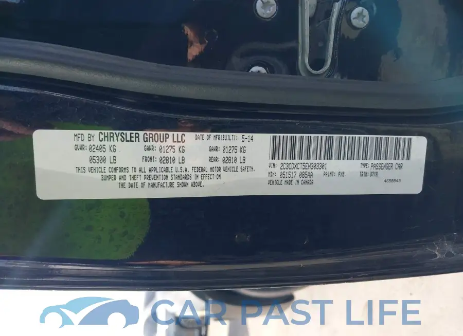 2C3CDXCT5EH303301# 9