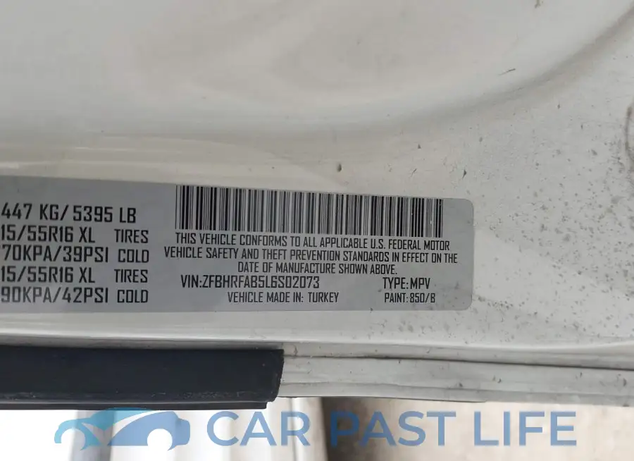 ZFBHRFAB5L6S02073# 9