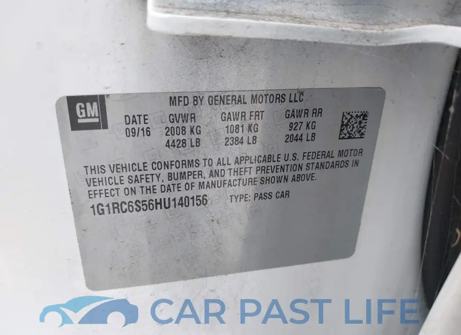 1G1RC6S56HU140156# 9
