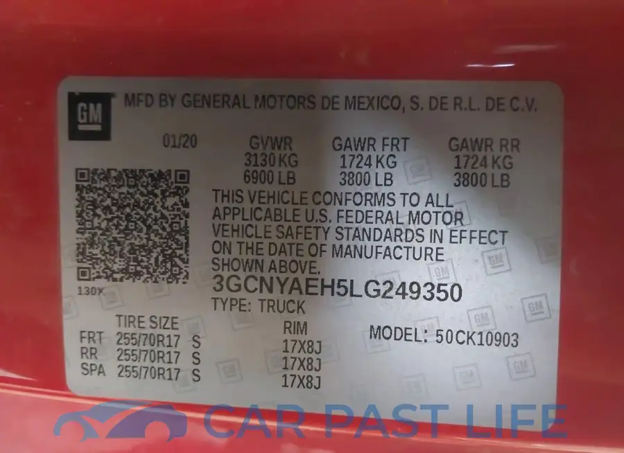 3GCNYAEH5LG249350# 9