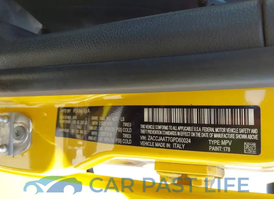 ZACCJAAT7GPD60024# 9