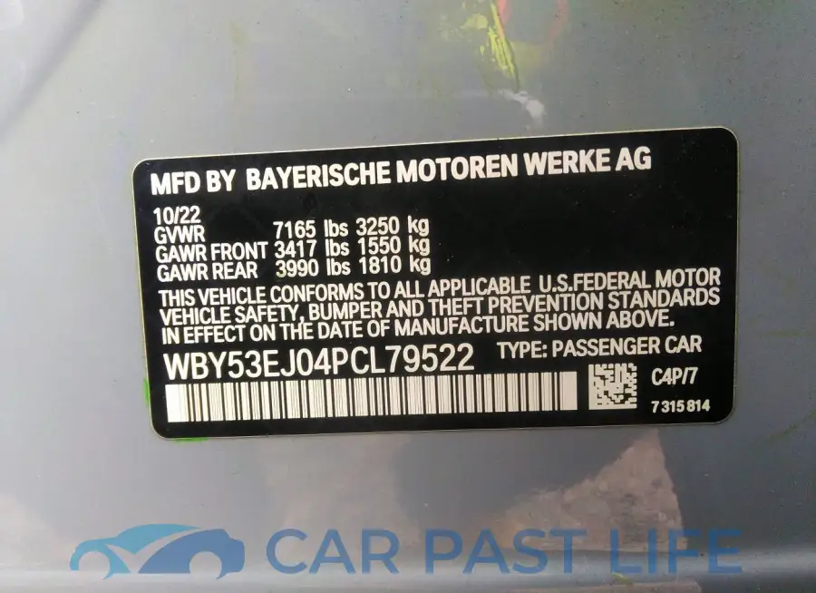 WBY53EJ04PCL79522# 9