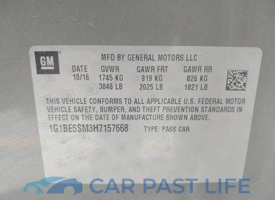 1G1BE5SM3H7157668# 9