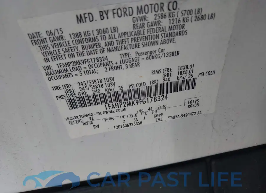 1FAHP2MK9FG178324# 9