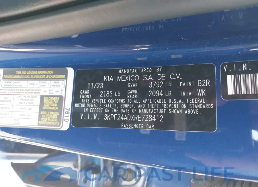 3KPF24ADXRE728412# 9