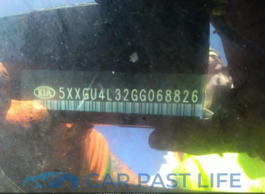 5XXGU4L32GG068826# 9