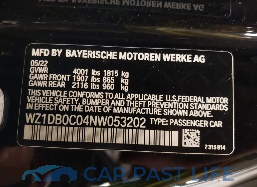 WZ1DB0C04NW053202# 9