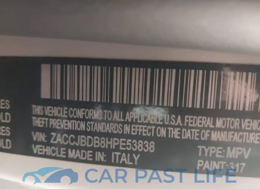 ZACCJBDB8HPE53838# 9