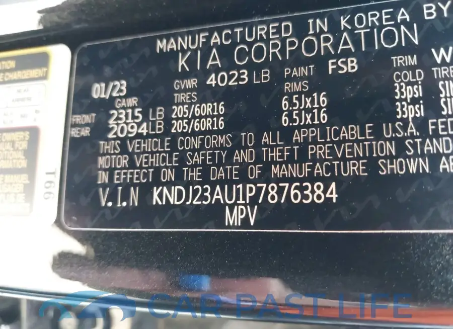 KNDJ23AU1P7876384# 9