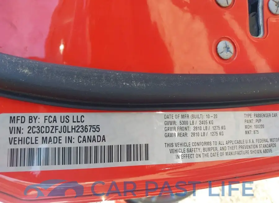 2C3CDZFJ0LH236755# 9