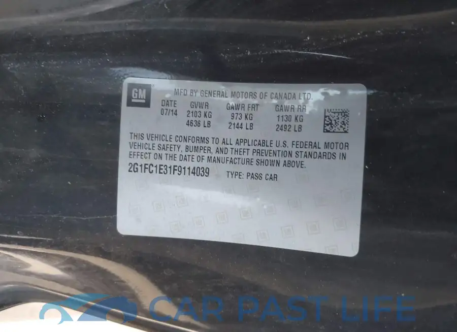2G1FC1E31F9114039# 9