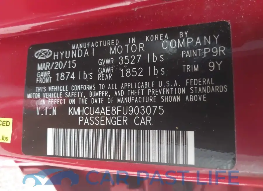 KMHCU4AE8FU903075# 9
