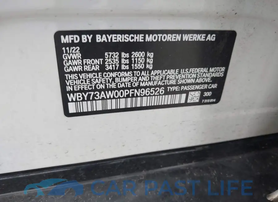 WBY73AW00PFN96526# 8