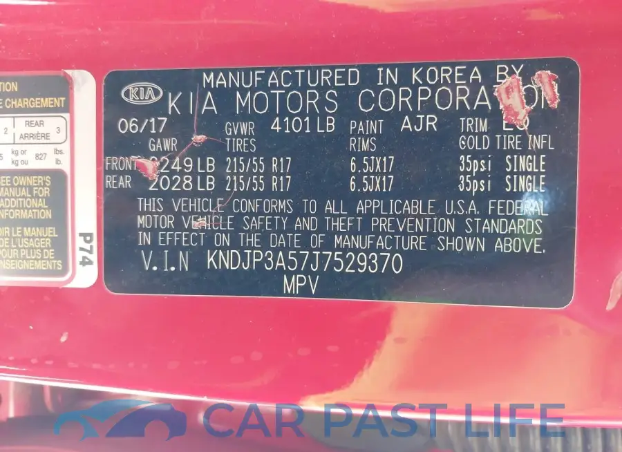 KNDJP3A57J7529370# 9