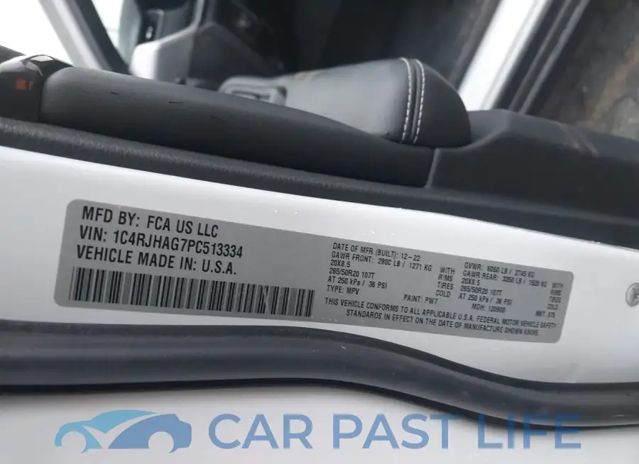 1C4RJHAG7PC513334# 9