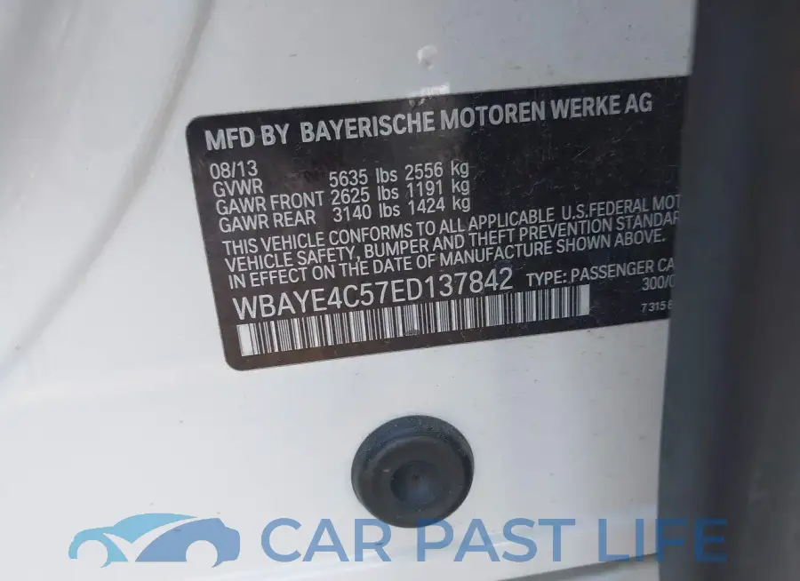 WBAYE4C57ED137842# 9