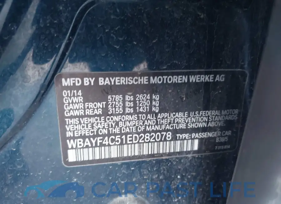 WBAYF4C51ED282078# 9