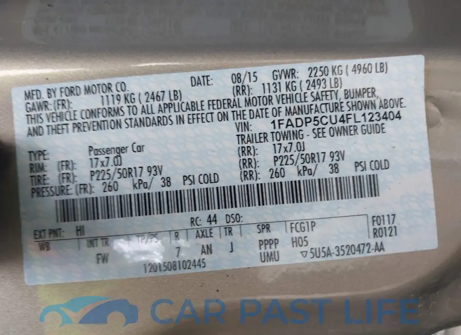 1FADP5CU4FL123404# 9