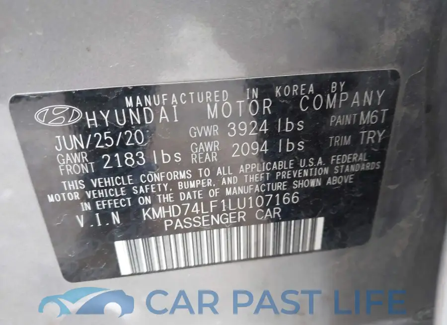 KMHD74LF1LU107166# 9