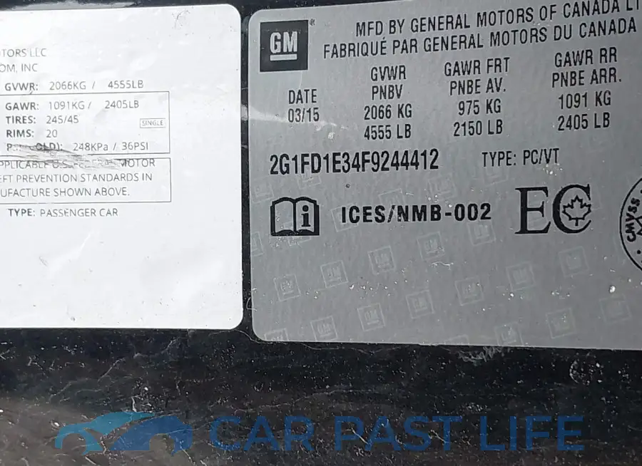 2G1FD1E34F9244412# 9