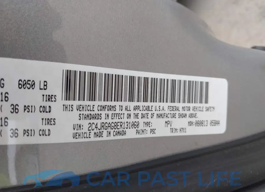 2C4JRGAG8ER131060# 9