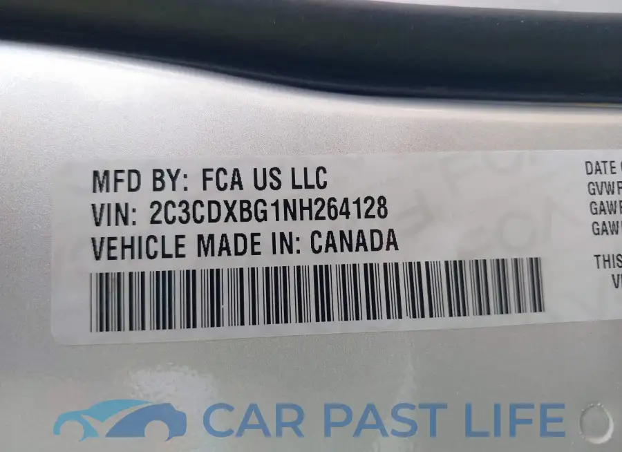 2C3CDXBG1NH264128# 9