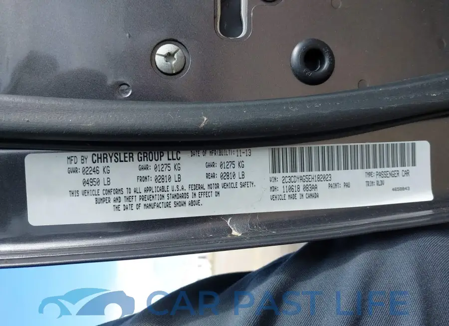 2C3CDYAG5EH182023# 9
