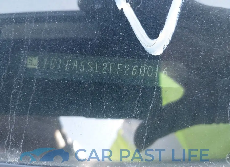 1G11A5SL2FF260016# 9