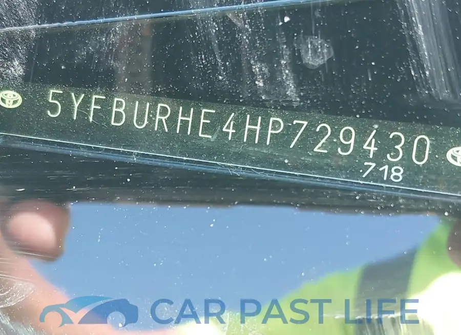 5YFBURHE4HP729430# 9