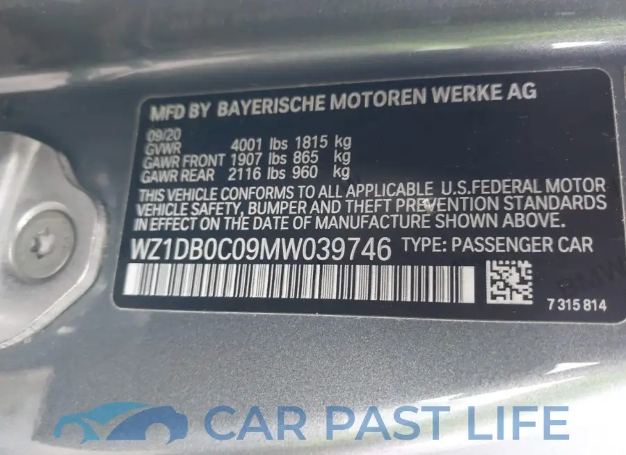 WZ1DB0C09MW039746# 9