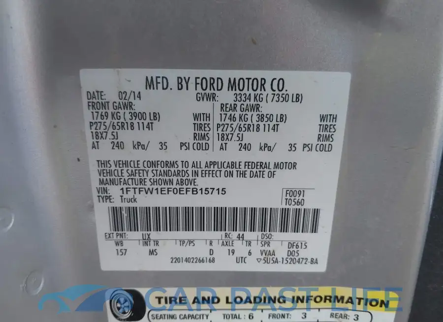 1FTFW1EF0EFB15715# 9