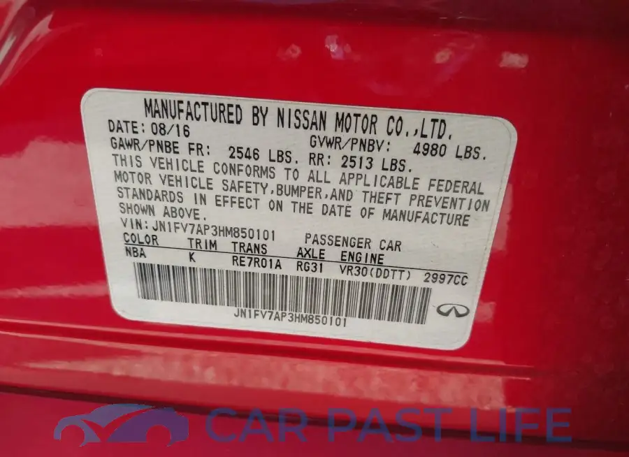 JN1FV7AP3HM850101# 9