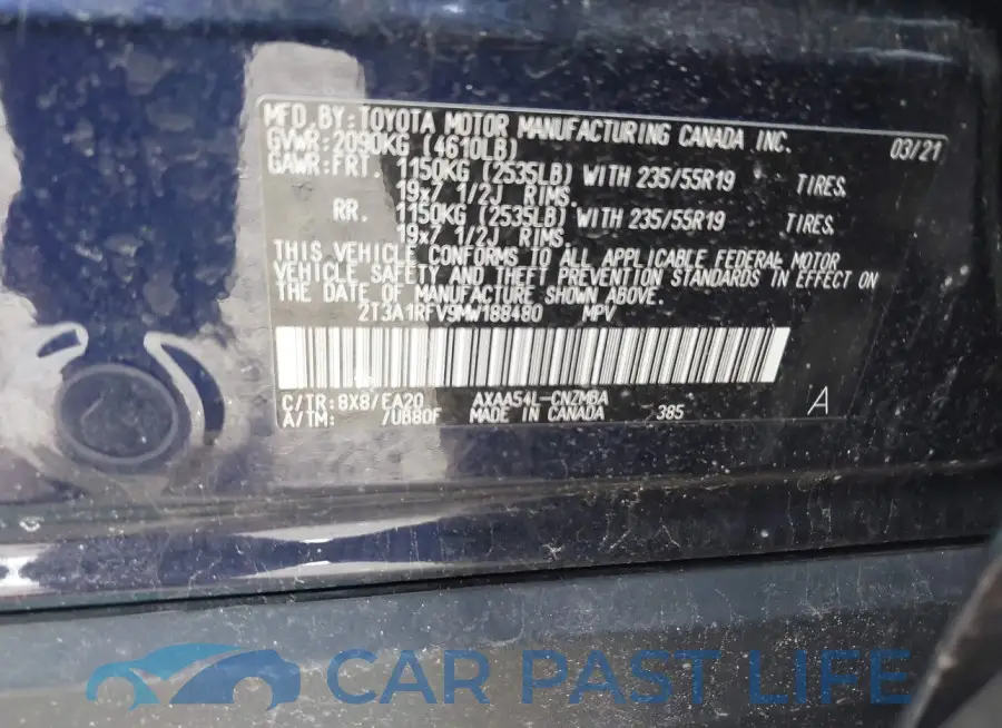 2T3A1RFV9MW188480# 9