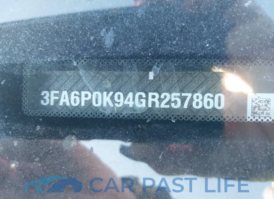 3FA6P0K94GR257860# 9