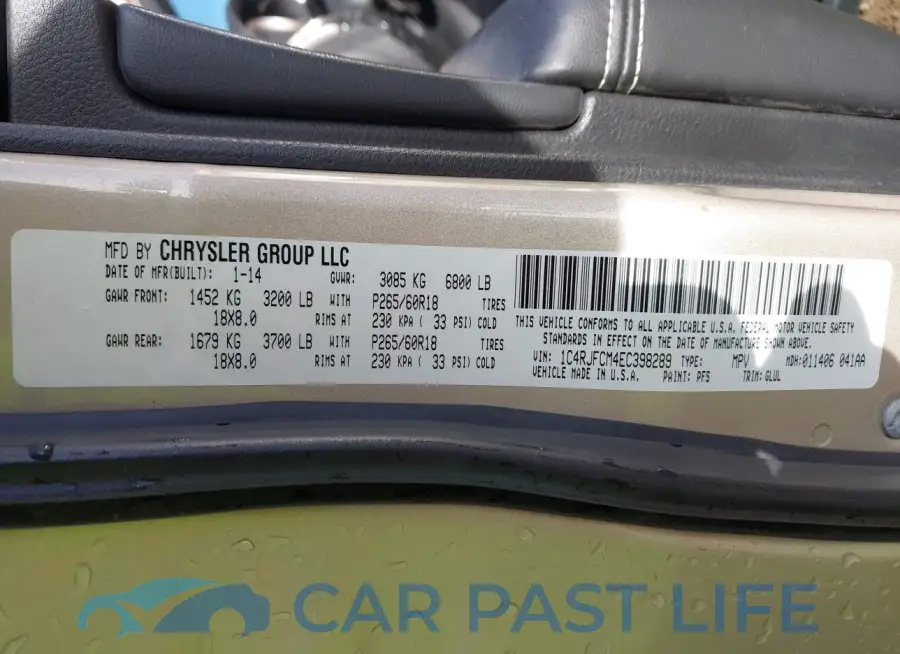 1C4RJFBG9EC571719# 9