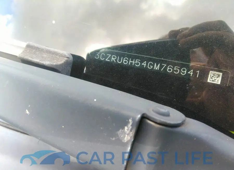 3CZRU6H54GM765941# 9