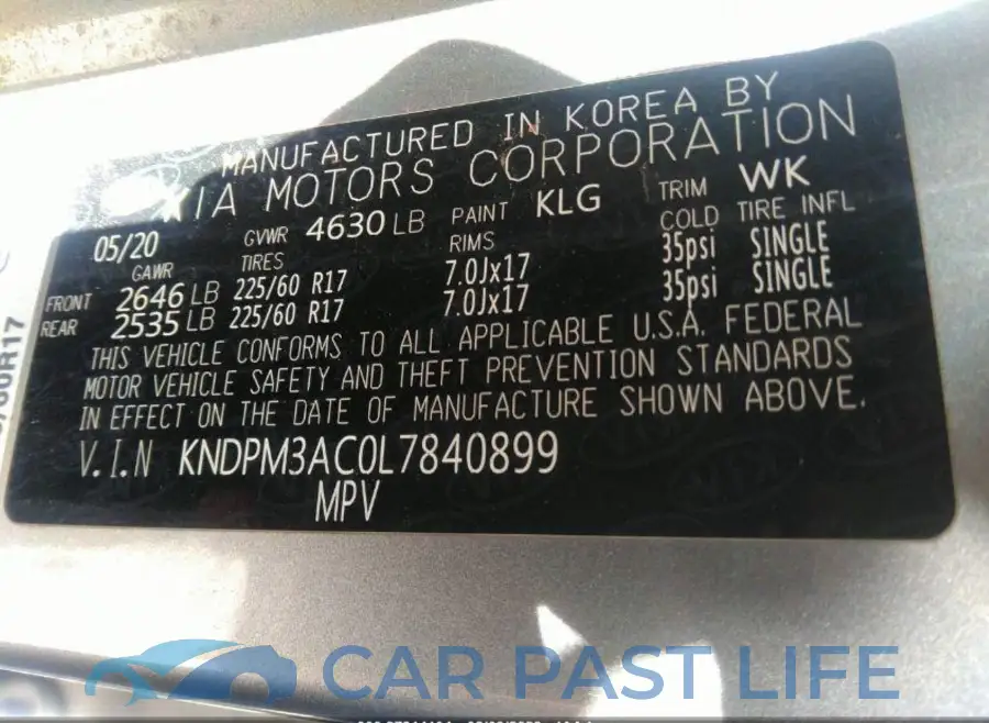 KNDPM3AC0L7840899# 9