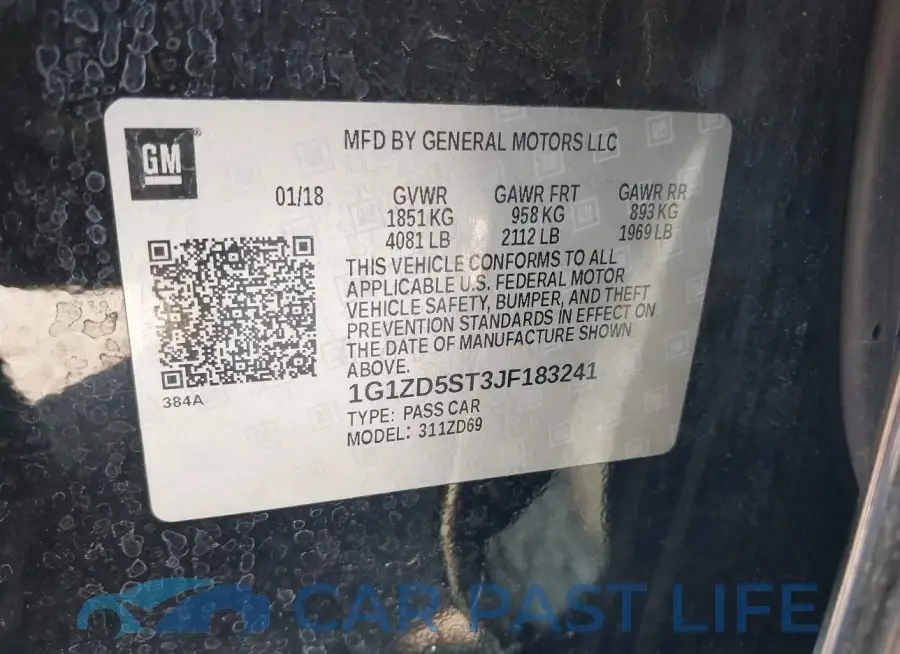 1G1ZD5ST3JF183241# 9