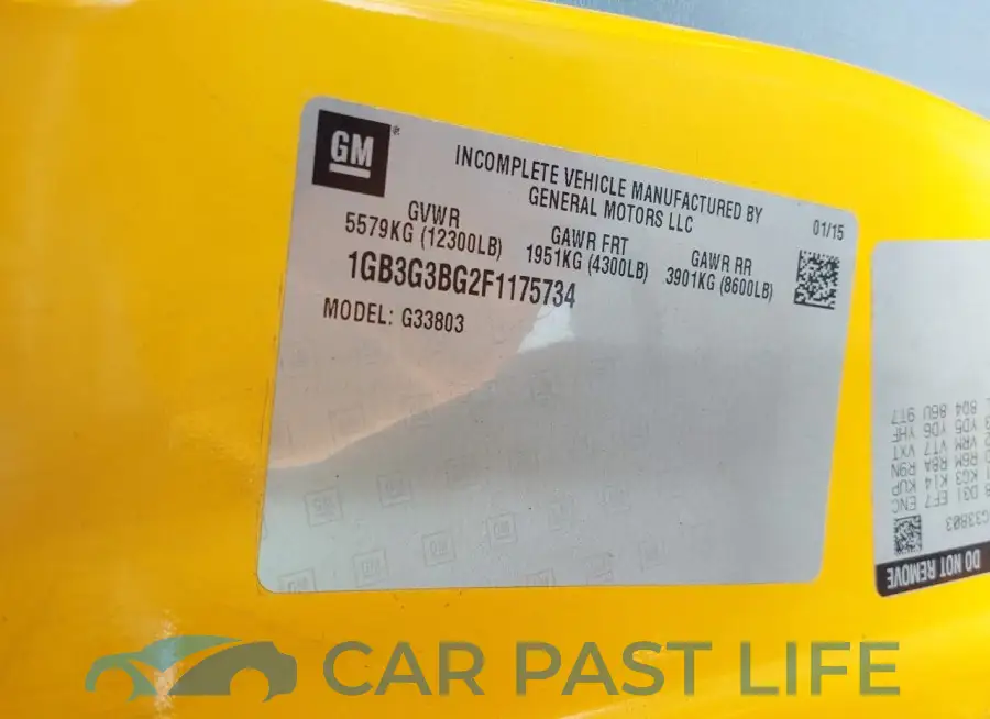 1GB3G3BG2F1175734# 8