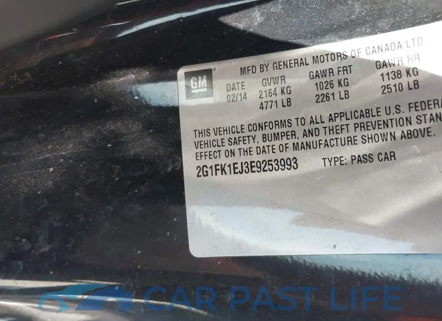 2G1FK1EJ3E9253993# 9