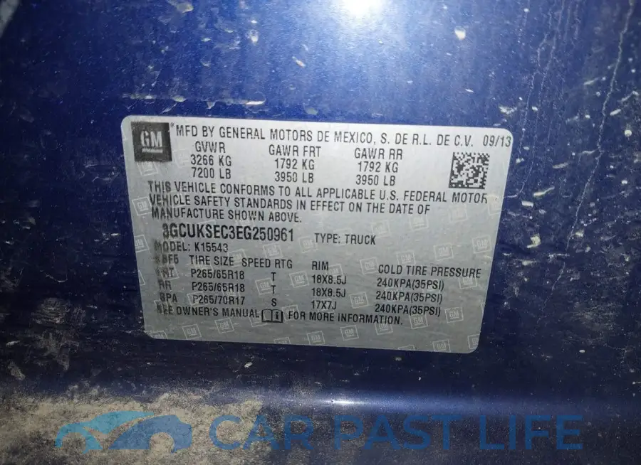 3GCUKSEC3EG250961# 9