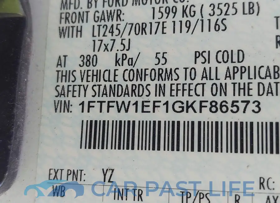 1FTFW1EF1GKF86573# 9